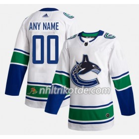 Vancouver Canucks Trikot Custom Adidas 2019-2020 Weiß Authentic - Herren